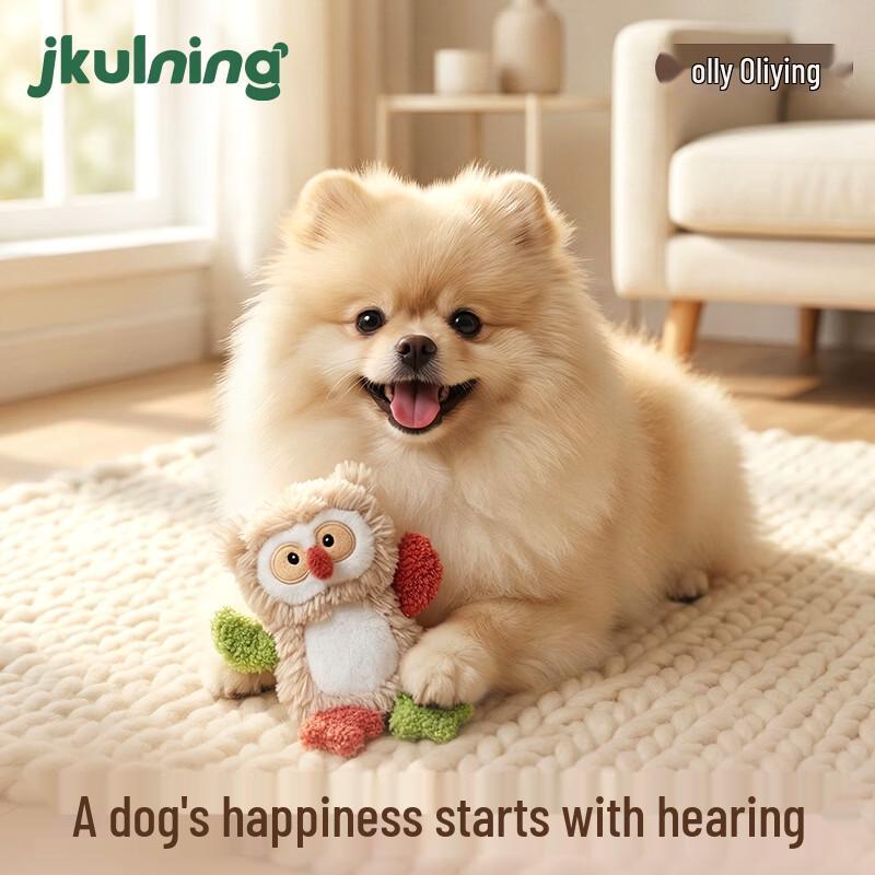 

JKULNING Olie Eagle Squeaky Crinkle Dog Toy