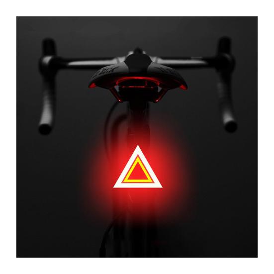 Sykkelbaklys Høy lysstyrke Vanntett Flere lysmoduser Oppladbar sykkelsikkerhetsvarselbaklys