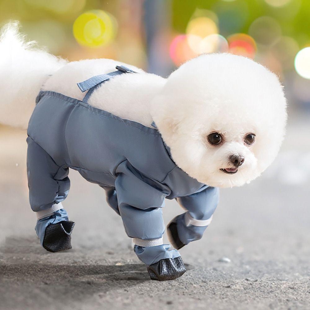 Adjustable Pet Strolling Going Out Pants Dust-proof Dog Boot Comfortable Dog Leggings  Going Out