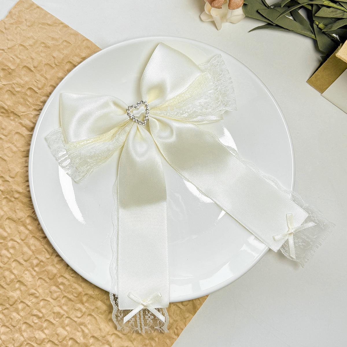 Идеальное Сочетание Новая Любовь Кружевная Бант Корейский Женский Колледжный Стиль Рубашка Пальто Воротник Цветочные Аксессуары Универсальная Брошь Мода Ручная Работа Подарок