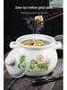 High-Temperature Resistant Large Capacity Ceramic Casserole and Soup Pot for Gas Flame