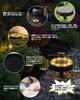 Solar Outdoor Lights, IP68 Waterproof, In-Ground, Garden Lights, Solar Powered, Automatic OnOff, Light Sensor, Solar Panel Charging, High Brightness