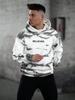 Men Letter Graphic Kangaroo Pocket Drop Shoulder Hoodie