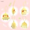 Morisaka Global Petamon Parakeet Plush Toy 5.5x2.5x6.5cm Animal Strap Charm Cute for Bags and Backpacks