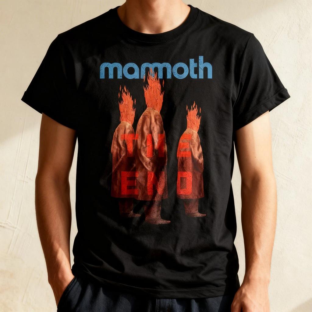 Mammoth WVH Band THE END Album Cotton Black All Size Shirt