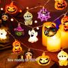 Cross-border Halloween LED String Lights: Mummy, Pumpkin, and Ghost Decorations for Outdoor Holiday Scenes