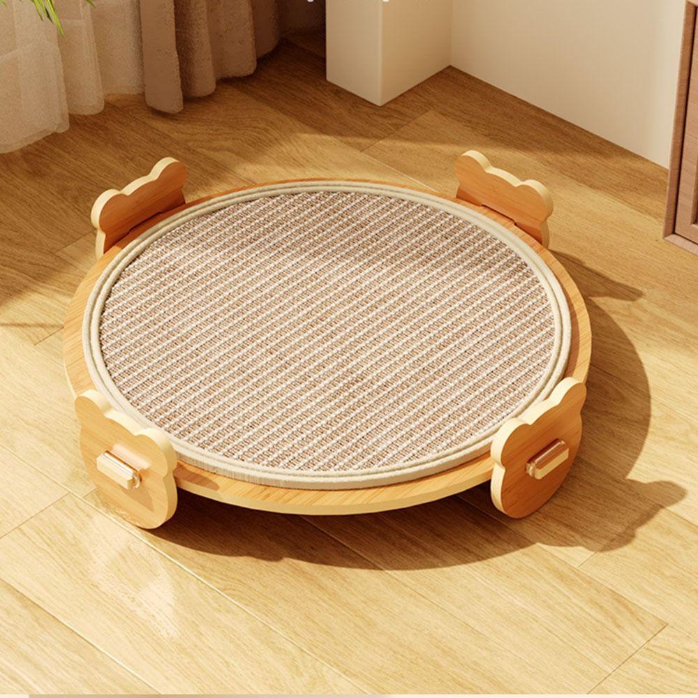 Removable Summer Cat Hammock Round/Rectangle Pet Sleeping Couch Cat Scratcher Board  Small Animal