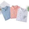 2026 Spring Retro Plus Size Cotton Embroidered Long Sleeve Cardigan for Women - Slimming 200 Jin Top for Plus Size 