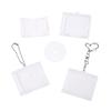 Mini Cd Keychain Album Cases Plastic Cd Cases Clear Dvd Cover Bulk Dvd Jewel Keyring Music Blank Mini Compact Disc Holder