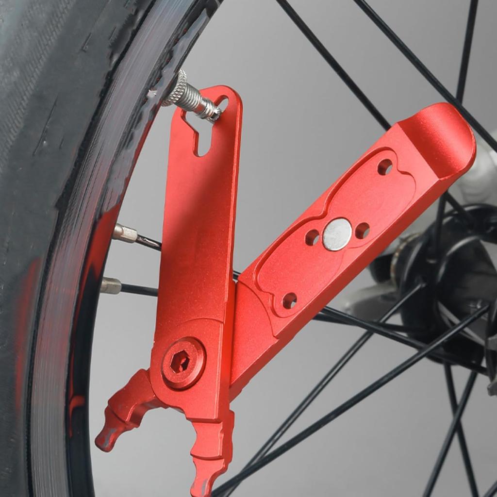 Bicycle Missing Link Plier Tool Tire Lever Missing Link Box Bicycle Master Link Plier Valve Tool 4 In 1 Multifunction Tool