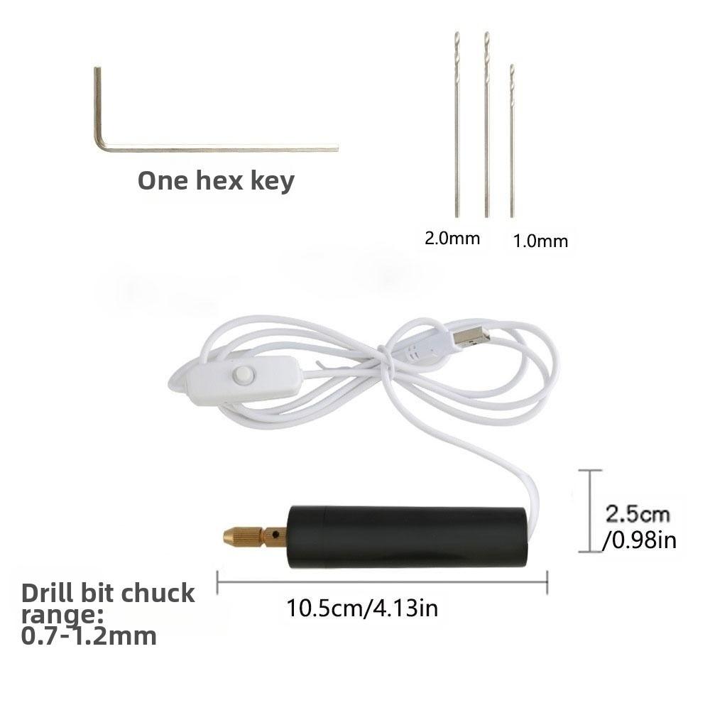 Priză USB Mini Burghiu Electric Burghie Incluse Stilou Gravură Proiecte Artizanale