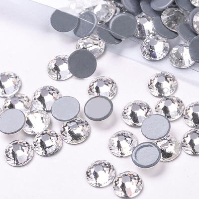 High Quality Crystal Hotfix Rhinestones Bulk Custom Sticker Glass Rhinestones Flatback for  Blingbling Transfers Clothes Shoes