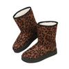 Neue modische Baumwollstiefel in Wadenhöhe für Damen, einschließlich Übergrößen mit Fleece und verdickten Schneestiefeln