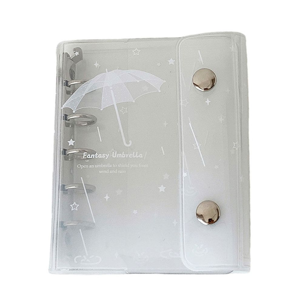 Angel Wings Patterns Loose-leaf Cover Transparent Photo Album Multi-functional Postcards Binder