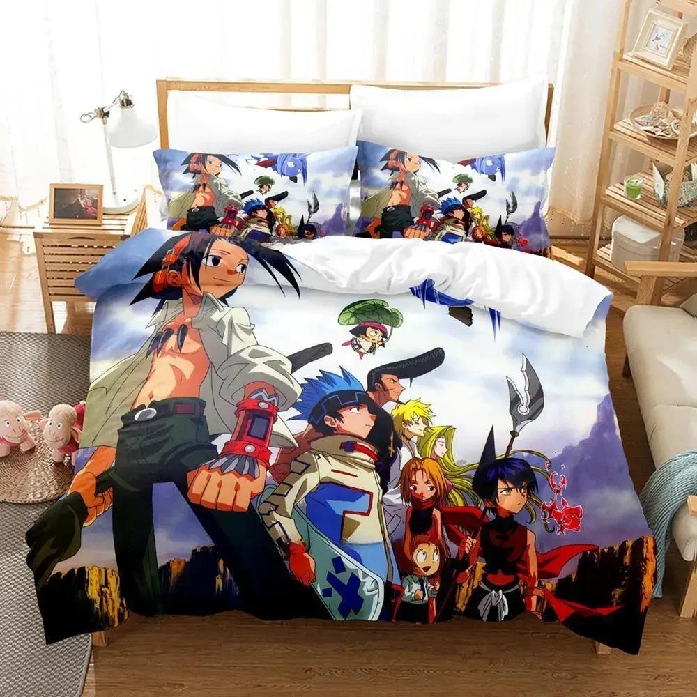 Pohodlný set povlaků na peřinu s anime potiskem, včetně povlaku na peřinu a povlaků na polštáře. Dostupné ve velikostech pro jedno lůžko, dvojlůžko, plné, queen a king. Pro dospělé i děti.