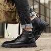 Men's Shoes Handmade Men Boots Genuine Leather Male Booties Outdoor Vintage Boots Ankle Work Boots Men Fashion Motorcycle Boots