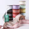 Factory Multicolour Ruffled Polyester Ribbon for Gift Box Packing
