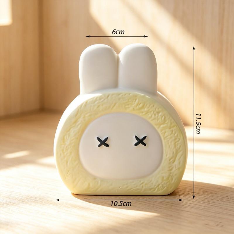 Cute Cartoon Creative Ceramic Oblique Insert Pen Holder Desktop Storage Organizer