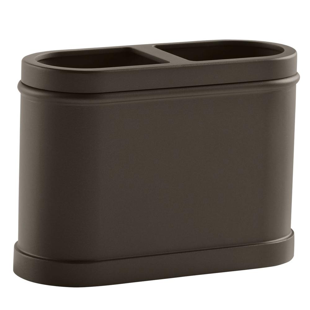 3 Pack Metal Toothbrush Holder Sleek Bathroom Organizer Durable Space Saving Design Ideal Electric and Traditional Toothbrushes