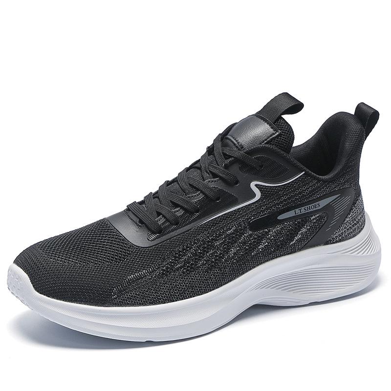 Spring-Summer Men's Plus Size Shock-Absorbing Running Shoes - Super Light and Casual
