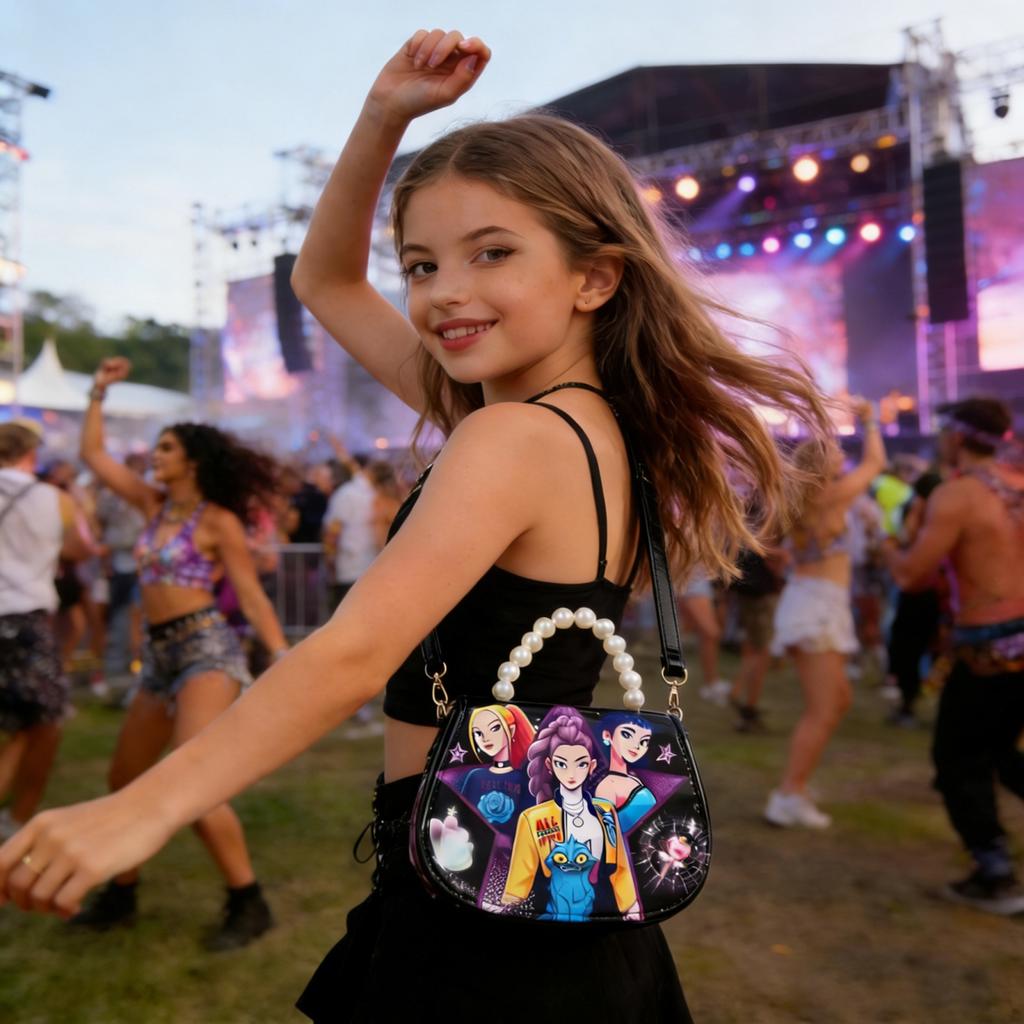 Kids' Chest Bag Anime Cartoon Casual Shoulder Bag Crossbody Bag Export Portable Backpack