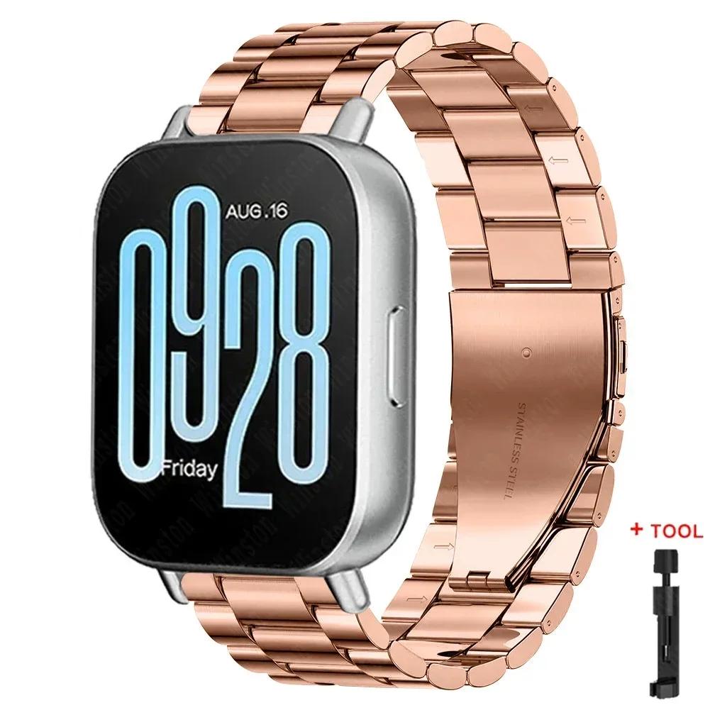 NEW 22mm Bracelet for Redmi Watch 5 Active/Lite Metal Band for Xiaomi Redmi Watch 3 Active/Lite Wristband Stainless Steel Strap