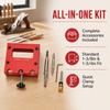 Clamp On Design Door Latch Mortise Tool Aluminum Alloy Mortise Template Kit  For Wood Doors