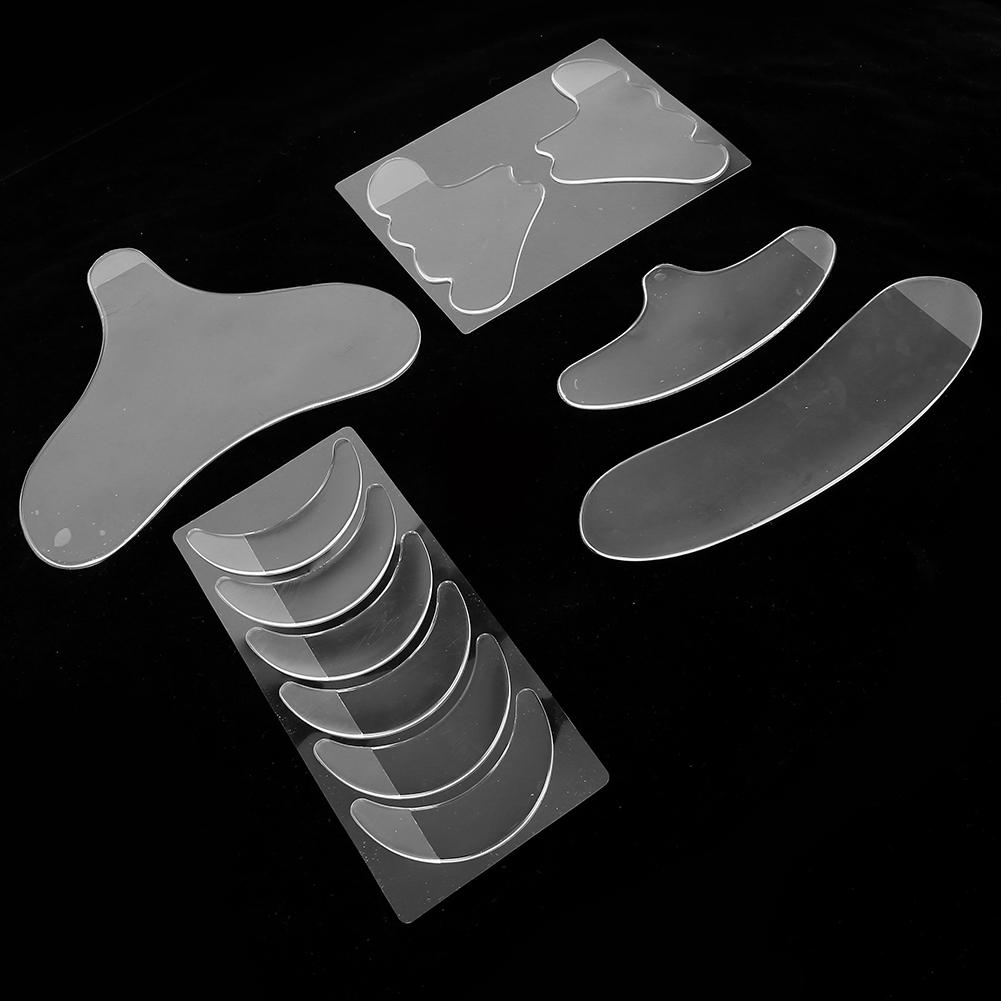 Facial Wrinkle Patches Silicone Reusable AntiWrinkle Eye Forehead Neck Chest Pads Sticker