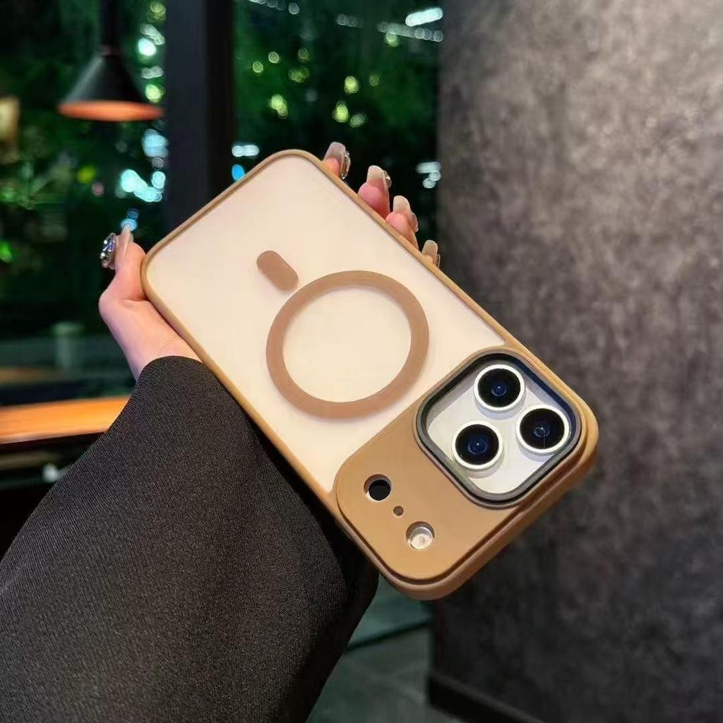 iPhone17 Soft Touch Magnetic Case: Skin Feel, Drop-Proof, Anti-Fingerprint Protective Shell for 16 Pro Max