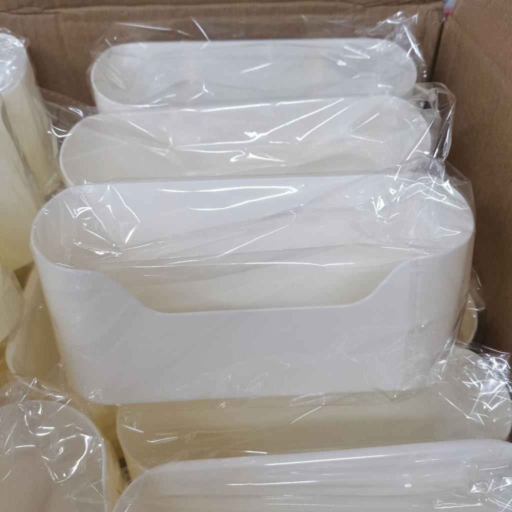 Kitchen Wall Mounted Adhesive Storage Box, Cabinet Door, Non Perforated Desktop Stationery Shelf, Storage Rack