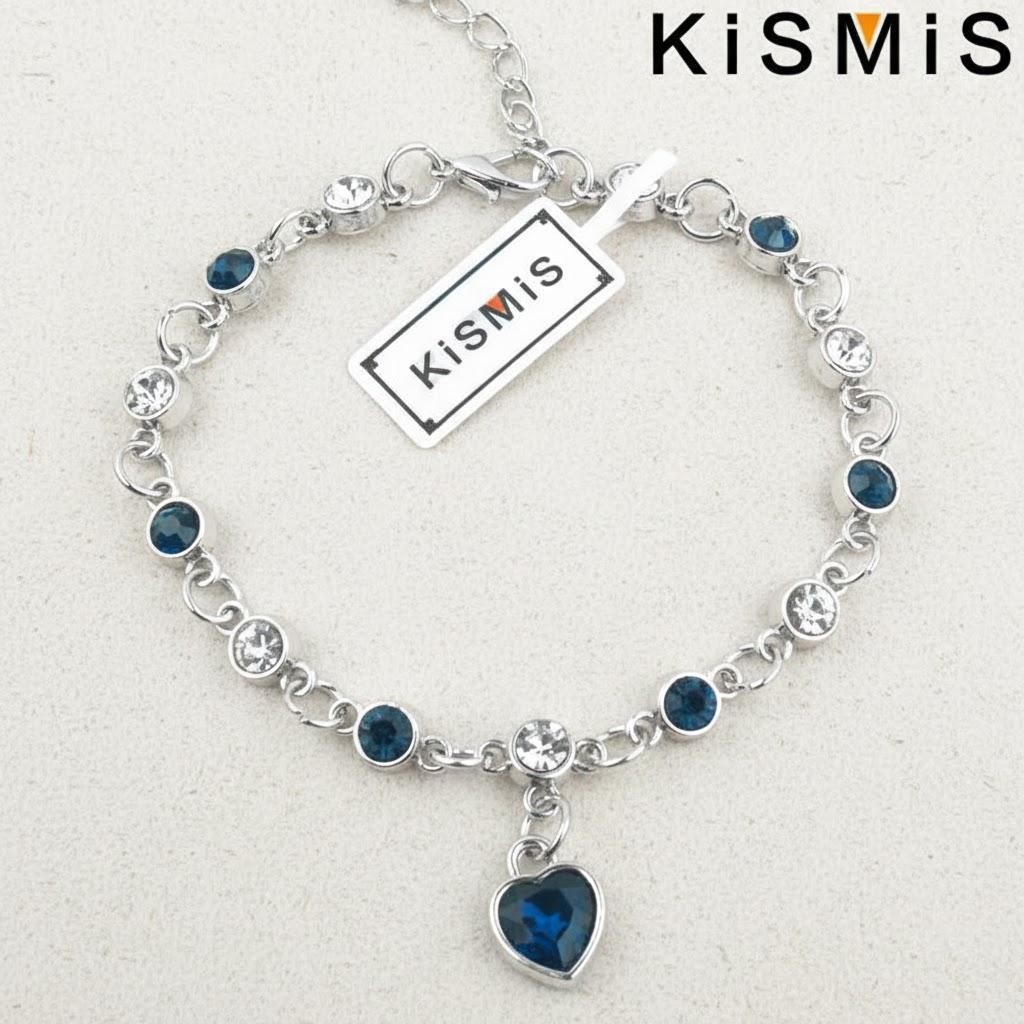 1PC Simple Creative Blue Crystal Zircon Heart Bracelet for Women Valentine s Day Gift Peach Heart Jewelry Accessories