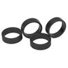 4 Pcs Aluminium Alloy   Headset Pad Bike Handlebar Stem Spacers 28.6x10mmCelsius1.13x0.39in for Mountain Bike Road Bike