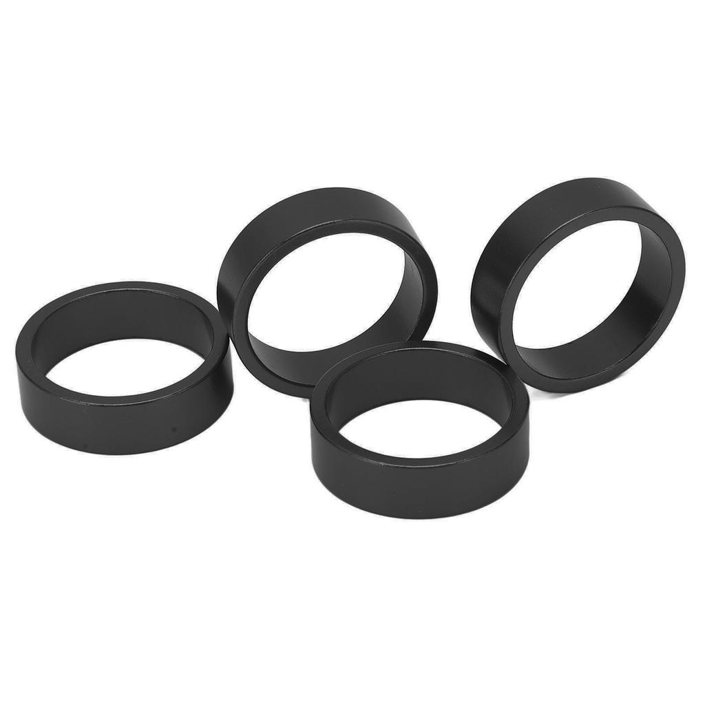 4 Pcs Aluminium Alloy Headset Pad Bike Handlebar Stem Spacers 28.6x10mmCelsius1.13x0.39in for Mountain Bike Road Bike