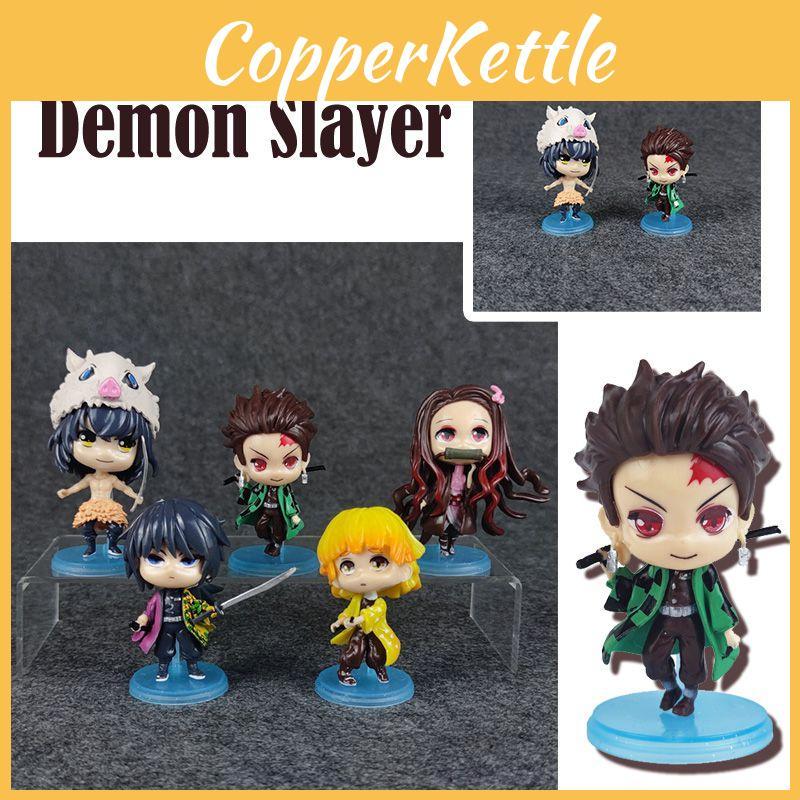 Cute Handcrafted Demon Slayer Q Dolls Featuring Kamado Tanjirou And Nezuko Characters