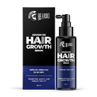 Advanced Hair Growth Serum For Men 50 Ml Redensyl Baicapil Lightweight Non Sticky Formula For Thicker Fuller Hair