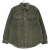 Tommy Hilfiger Green MW36855 Relaxed Fit Corduroy Shirt Tops M greenUsed