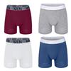 4Pcs Male Panties Cotton Men's Underwear Boxers Breathable Man Boxer Printed Underpants Comfortable Shorts Men Underwear S-XXL