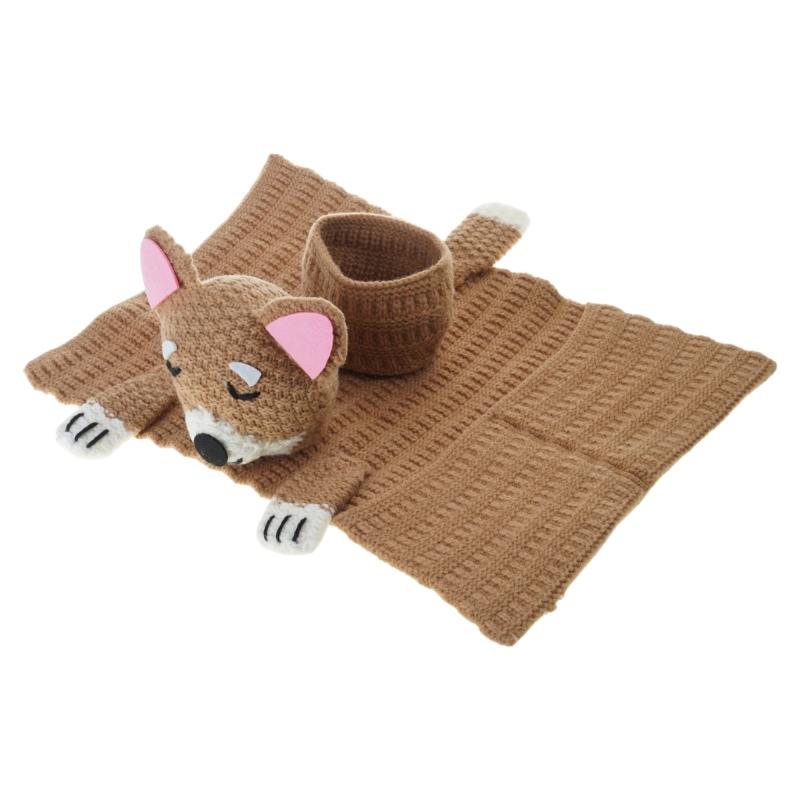 Stylish Knitted Pet Sofa Storage Container Toy Tidying Bag Portable Household Items Organizers