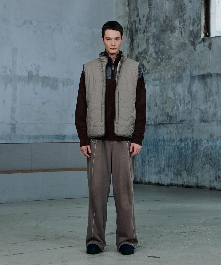 SPORTS ILLUSTRATED Raw Pigment Washed Pants (Burgundy)