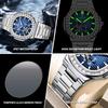 BINBOND Original Automatic Tourbillon Men's Watch Mechanical Wristwatches For Men Luxury Luminous Waterproof Skeleton Reloj