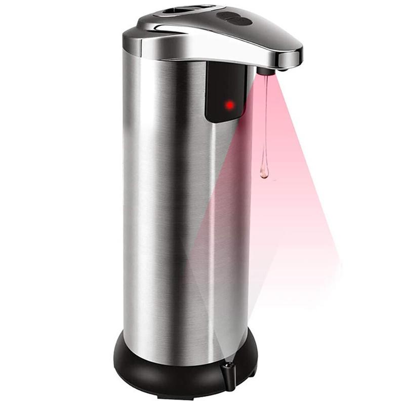 

Automatic Stainless Steel Soap Dispenser Infrared Sensor 250ml Touchless Disinfectant Dispenser for Bathroom Kitchen | Liquid Soap Dispensers