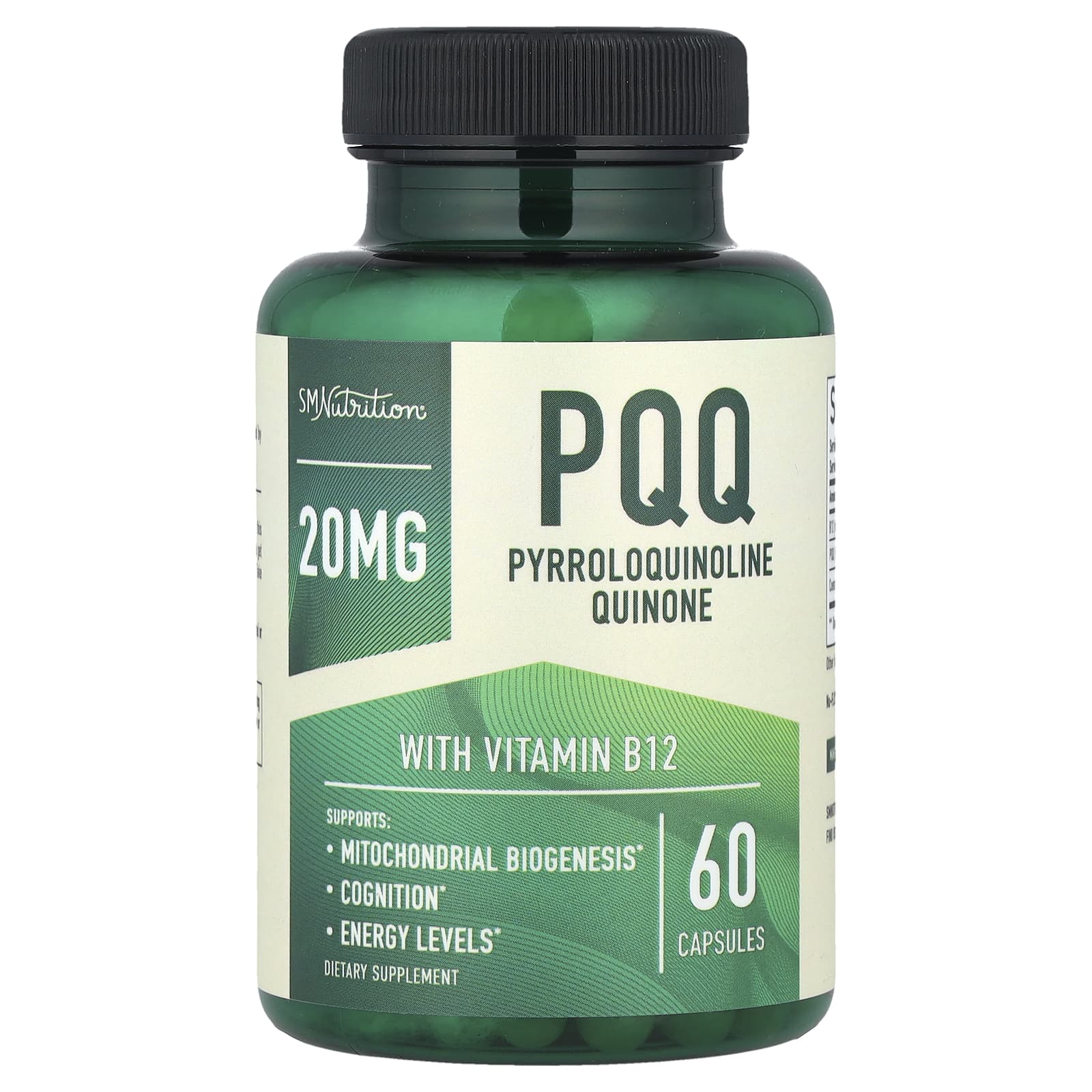 

SMNutrition, PQQ, 60 капсул