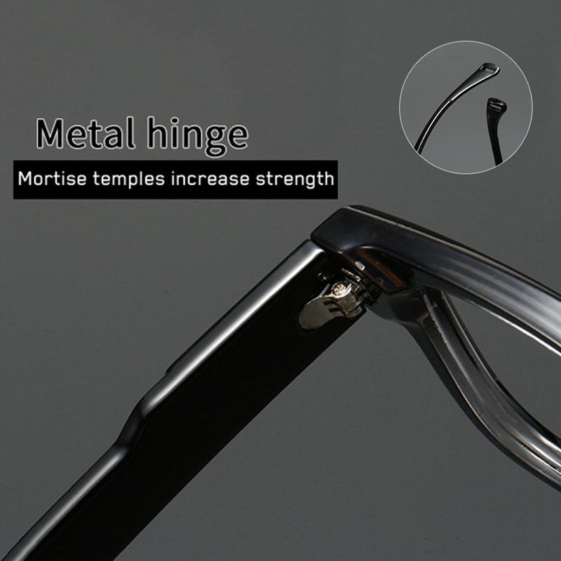 High Quality Men Square Presbyopia Hyperopia Reading Glasses Women Luxury Brand Design Computer Eyeglases Anti-blue Light Lenses