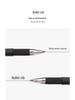 Black 0.5mm Quick-Dry Gel Pen for Exams & Signatures
