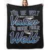 For the World You Are a Father for Our Family You Are the World Throw Blanket Air Conditioner Soft Blanket for Office Home