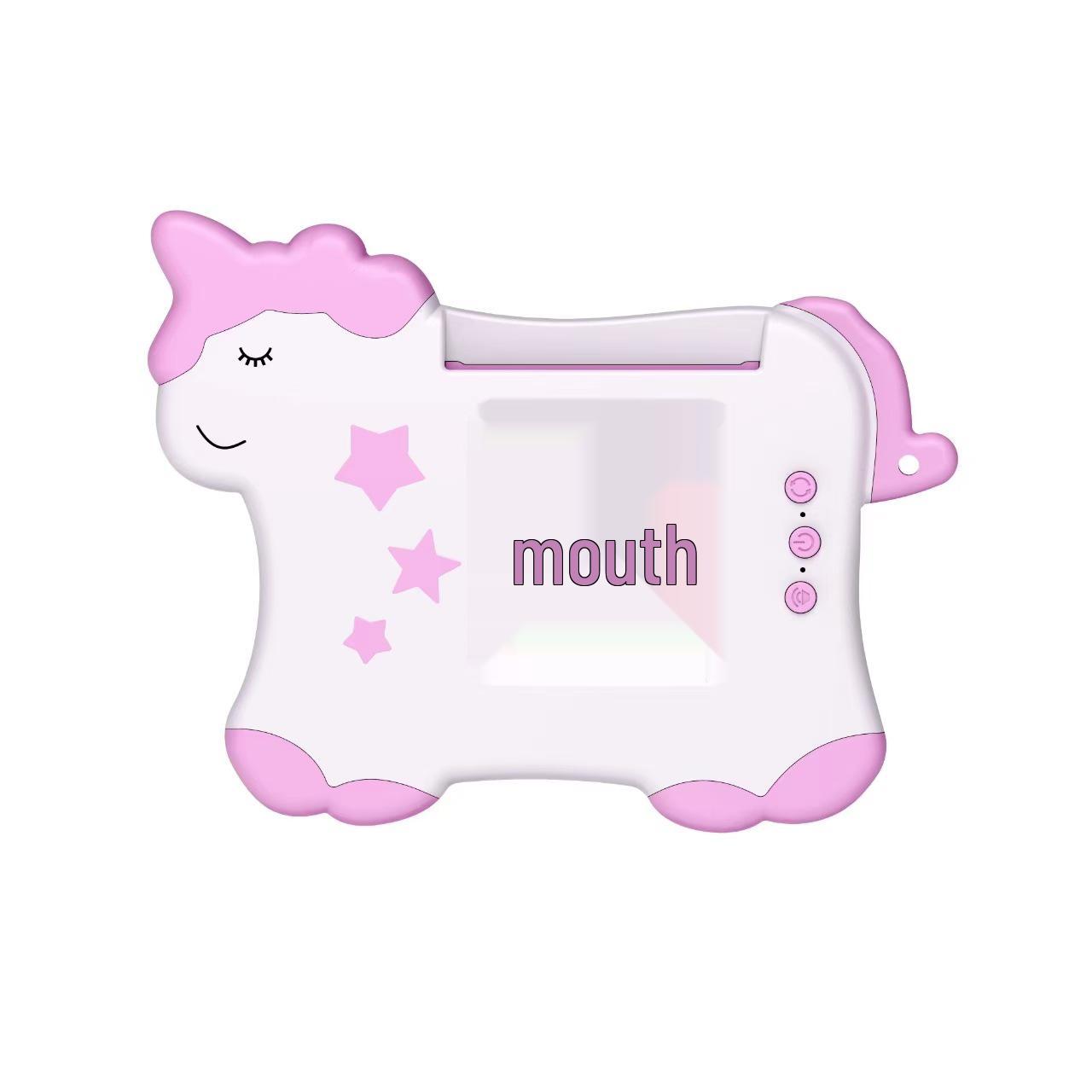 

Машина для обучения с карточками с единорогом: Детские развивающие карточки для английского языка