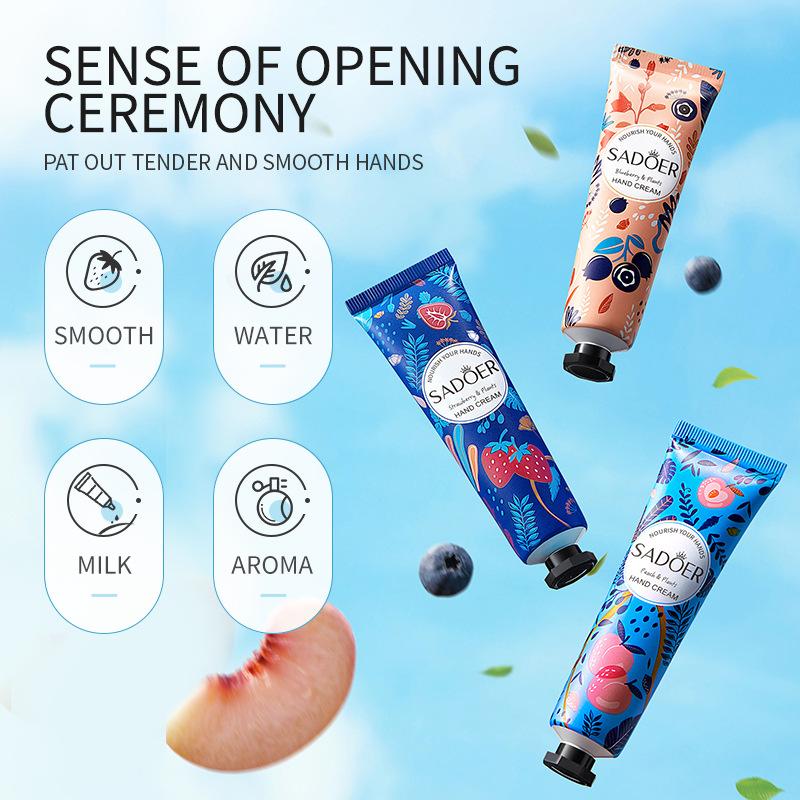 

Fruit Plant extract Fragrance Hand Cream Hand Cream Set Moisturizing Moisturizing 30gx5 Sticks
