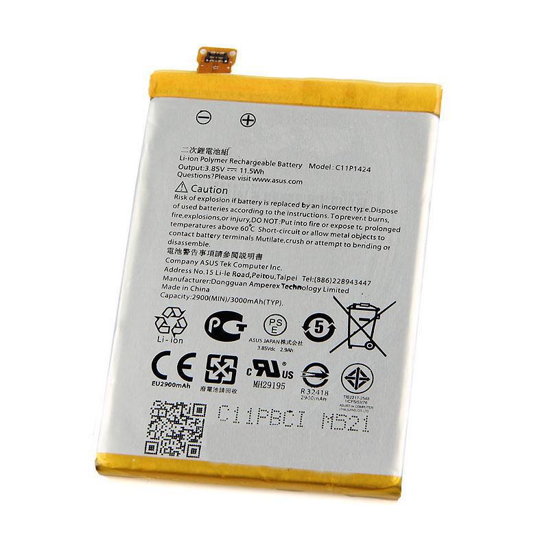 Original High Capacity C11P1424 Battery For Asus ZenFone2 ZE551ML ZE550ML 5.5inch 3000mAh