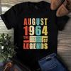 August 1964 The Birth Of Legends Vintage Unisex Men's and Women's T-shirts