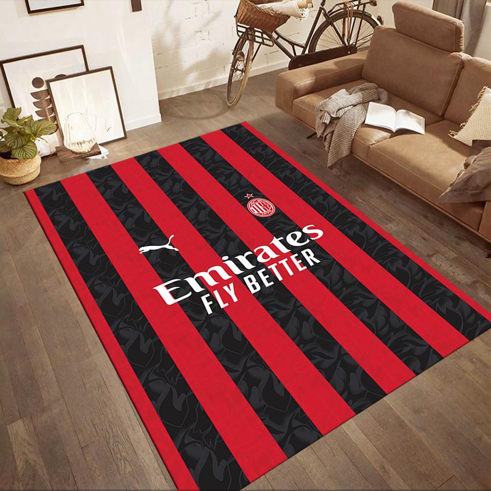Ac Milan Floor Rug Office Rug Suitable For Study Room Dormitory Bedrooms Living Rooms Antislip Rug Anime Office Decor Gift For Festivals